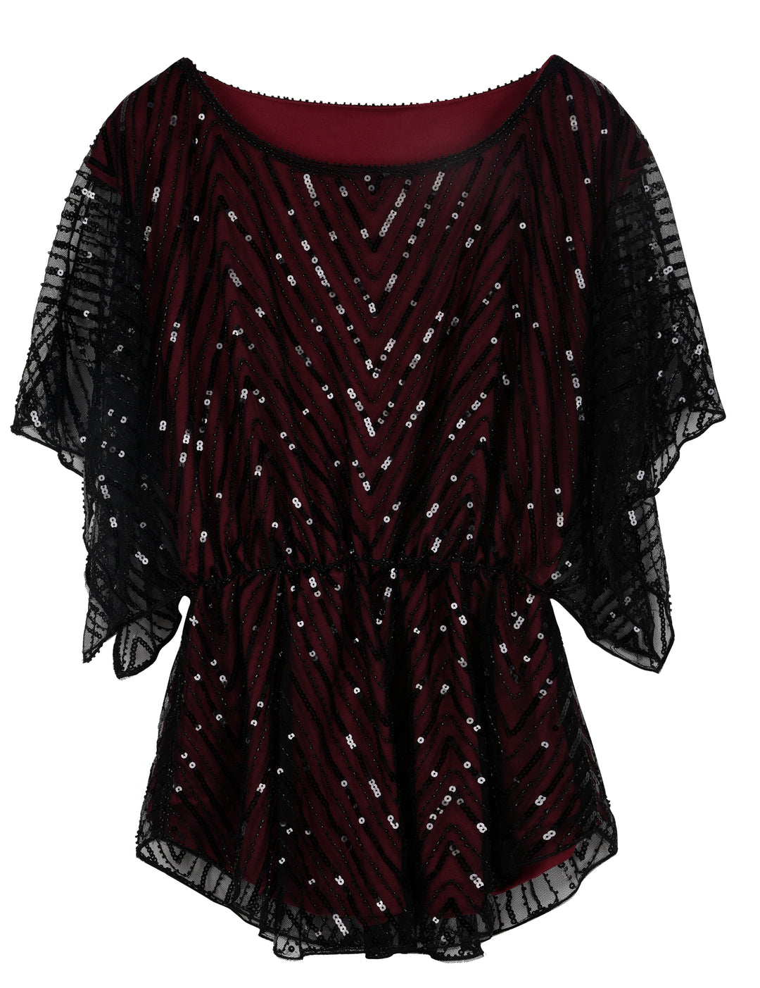 Women s Sequin Beaded Blouse Evening Dressy Tops PrettyGuide